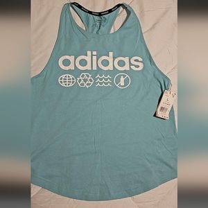 NWT women's Adidas racerback tank sz L
